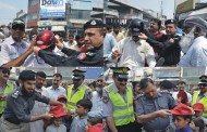 Motor Cycle Helmet Distributed by Police in Mingora Swat