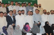نیڈبیسڈسکالرشپ پروگرام کے تحت یونیورسٹی آف سوات کے مستحق طلباء وطالبات میں وظائف تقسیم