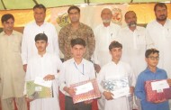 پاک فوج کے زیر اہتمام دیوئی سکول میں تقریری مقابلے