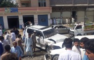 ننگولئی،تیز رفتار موٹرکار اور جیپ آپس میں ٹکراگئے ۔7 مسافر زخمی