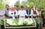 منسٹر محب اللہ خان کے چچا کی نماز جنازہ ادا ، ابائی گاوں میں سپردخاک