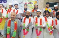 سابقہ ایم این اے مسرت احمد زیب نے دودھ فروش یونین کے نومنتخب کابینہ سے حلف لے لیا