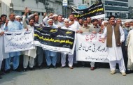 سوات میں واپڈا نجکاری کیخلاف وکرز یونین کا احتجاجی مظاہرہ