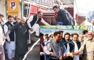 مینگورہ شہر کے مختلف چوکوں میں ہاتھ دھونے کیلئے سنیٹائزر سماوار کا افتتاح