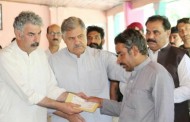 سوات،شاگرام ،تیرات میں سیلاب کے باعث شہداء اور زخمیوں کے ورثاءمیں  55 لاکھ روپے تقسیم