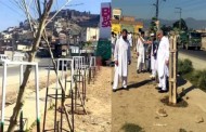 بلوگرام گراونڈ کے درخت نامعلوم افراد نے کاٹ دئے، تین سال کی محنت ضائع