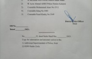 سوات، خواتین پرتشددکرنیوالے دو ایس ایچ اوز سمیت پانچ پولیس اہلکار معطل،ایف ائی اردرج