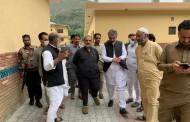 وزیراعلی فوکل پرسن میاں شرافت علی کا نیا تیار ہونے والامدین ہسپتال کادورہ