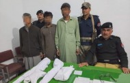 بونیر : تھانہ ڈگر کے حدود میں ملک دشمن،3گرفتار