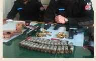 رحیم آباد پولیس کی اشتہاریوں کےخلاف کارروائی،بھاری مقدار میں اسلحہ برآمد