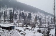 کالام اور مالم جبہ میں ہلکی برفباری ،موسم سرد