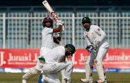 rain disturbed the test match of Pakistan and west indies