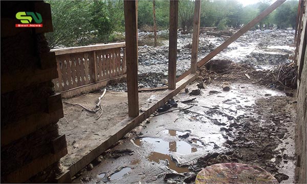 چترال میں سیلاب کی تباہ کاریوں کی تصاویر