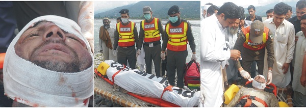 Rescue Operation in river swat