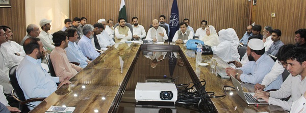 صوبے کے تمام اضلاع میں پنشن کیسز کمپیوٹر سافٹ وےئر کے ذریعے تیار کئے جائیں گے، ظاہر شاہ