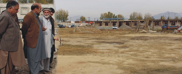 بائی پاس نیو جنرل بس سٹینڈ پر کام سست روی کا شکار