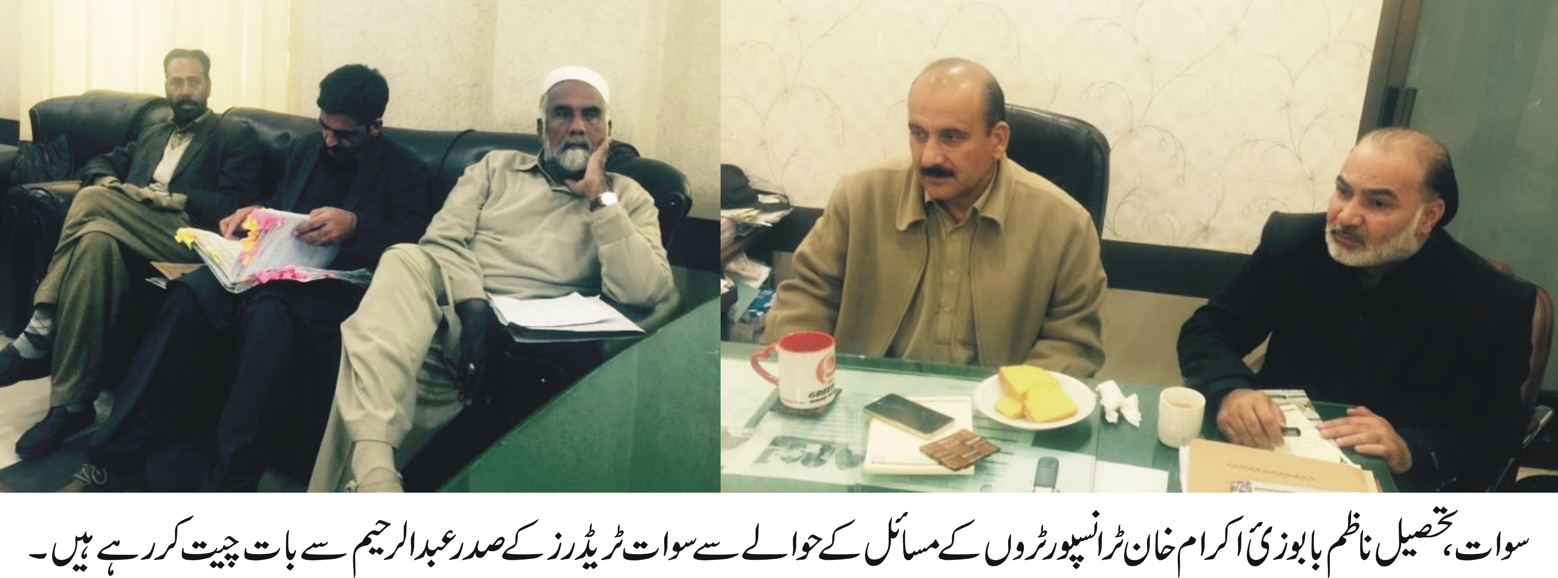 ٹرانسپوروٹروں کے جائز مسائل حل کئے جائیں گے/تحصیل ناظم بابوزئ اکرام خان