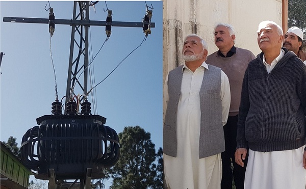 تین گاؤں میں ٹرانسفارمر نصب کردیئے ، عبدالجبار خان