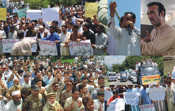 مٹہ ، چار یونین کونسلوں کے عوام نے واپڈا دفتر کو گھیر لیا