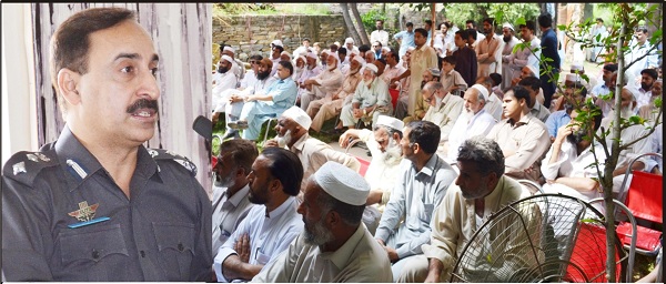 ڈی پی او سوات کا شہید ایس پی محمد ہلال کی قبر پر حاضری اور سلامی