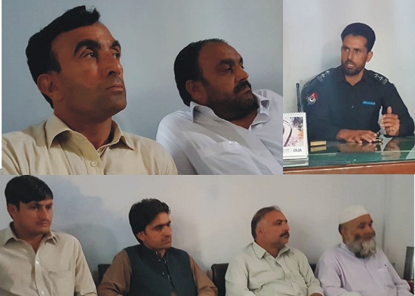 مٹہ کو جرائم سے پاک بنانے کیلئے میڈیا ساتھ دیں، ایس ایچ او بخت زادہ