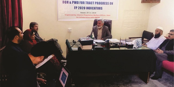 محکمہ بہبود آبادی ضلع سوات کے تیسری سہ ماہی اجلاس کا انعقاد