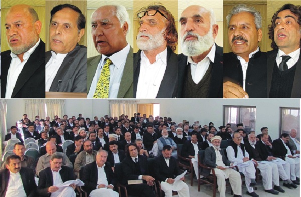 ضلع باجوڑ پشاور کے ساتھ شامل کرنا ، سی پی سی میں ترمیم کیخلاف سوات بار کا اجلاس