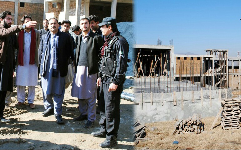 فضل حکیم کا سوات جیل کے زیرتعمیر عمارت پرچھاپہ،میٹیریل کامعائنہ کرنے کی ہدایت