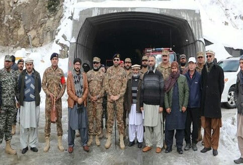 جی اوسی مالاکنڈڈویژن کا دورہ لواری ٹنل، سیاحوں کیلئے خوشخبری سنادی