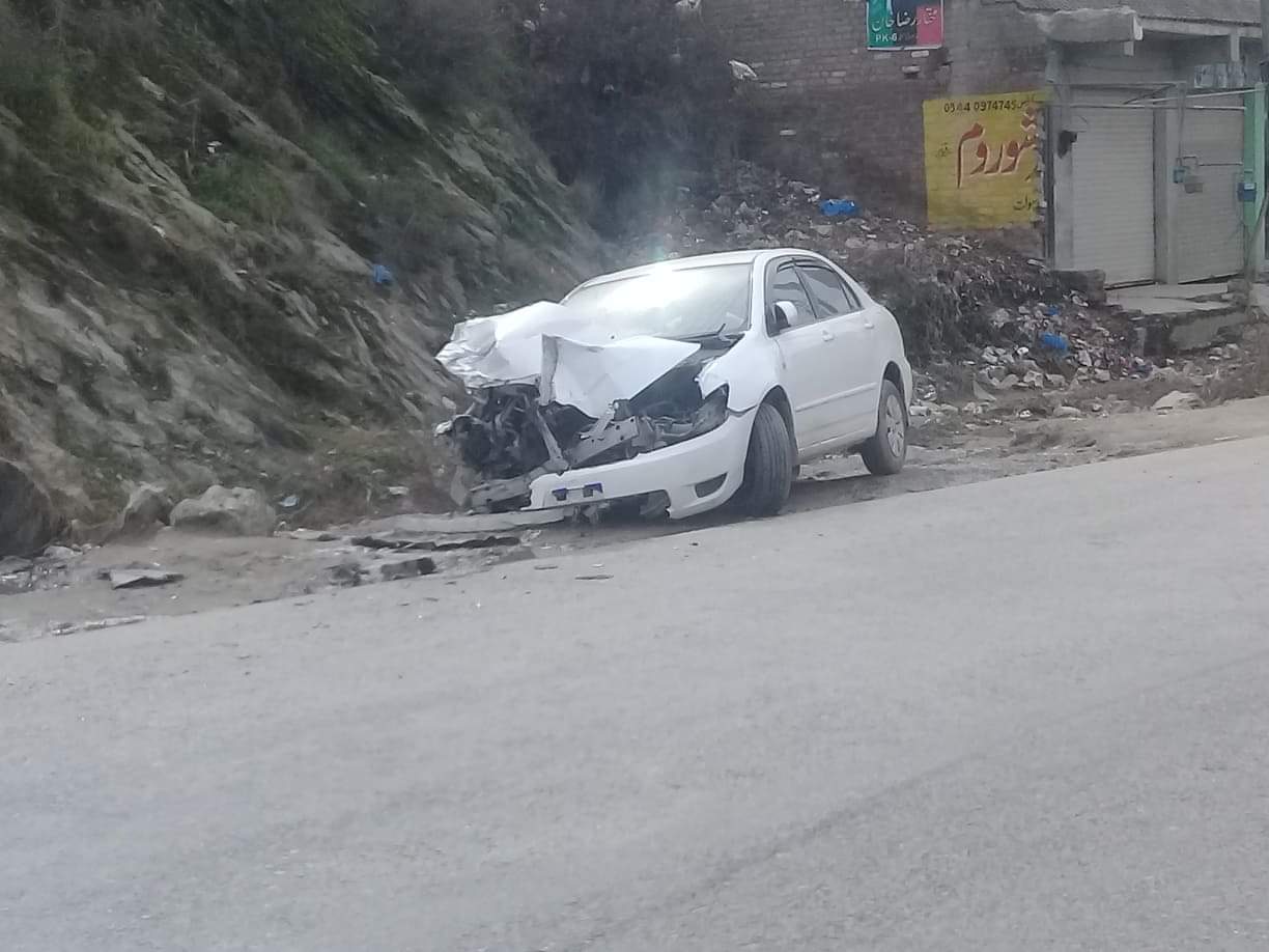بلوگرام میں ٹریفک حادثہ، ایک شخص شدید زخمی