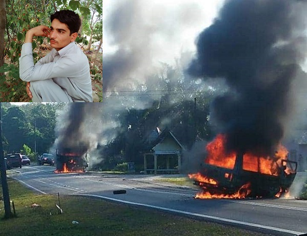 ملائیشیا میں سڑک حادثہ میں بونیر سے تعلق رکھنے والا نوجوان مجاہد جھلس کر جاں بحق