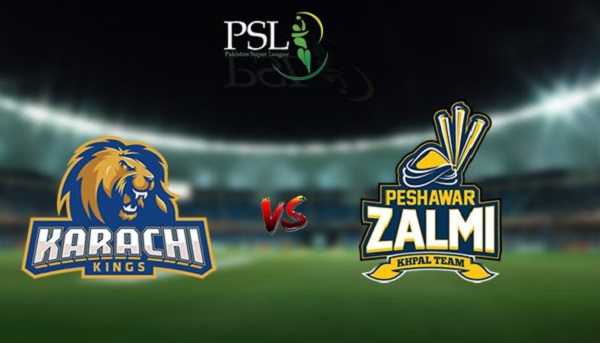 پی ایس ایل میں آج کراچی کنگزاور پشاور زلمی کا ٹاکرا ہوگا