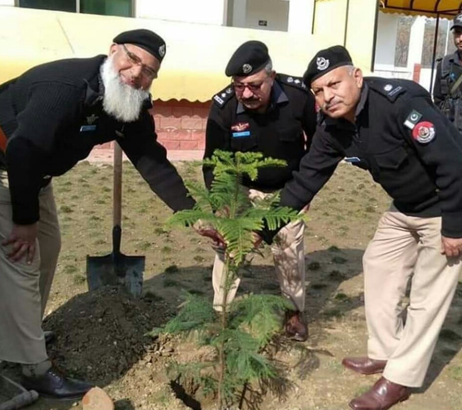 ڈی پی او بونیر نے پودا لگا کر شجرکاری مہم شروع کردی