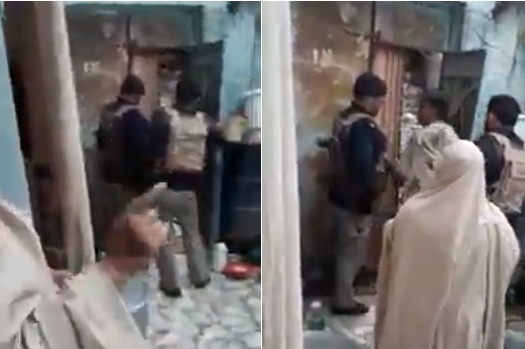 سیدو پولیس کا گھر پرچھاپہ، خواتین کی بے عزتی,ویڈیو سوشل میڈیا پر وائرل