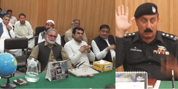 ڈی ایس پی ظاہر شاہ کا ڈی ارسی ممبران کیساتھ ملاقات