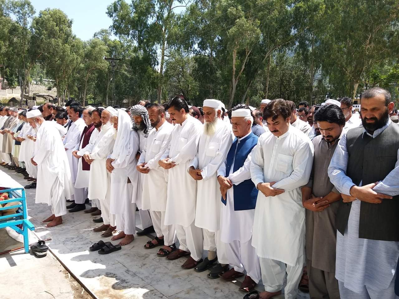 صوبائی وزیر اطلاعات کی والدہ کی نماز جنازہ ادا