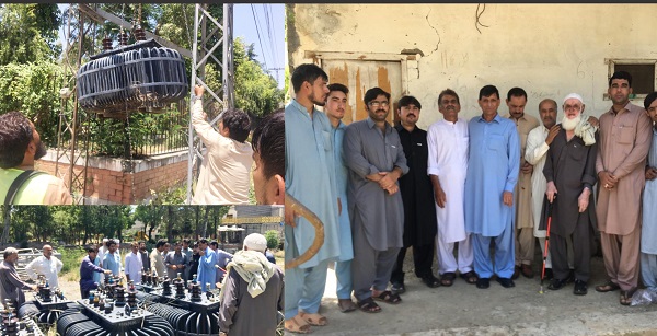 پراجیکٹ ان ایکشن، کانجوٹاؤن شپ میں بجلی کامسئلہ حل، ٹاؤن شپ کے مکینوں میں خوشی کی لہر