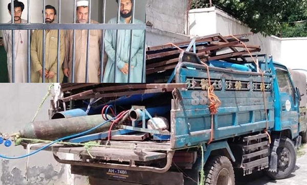 چارباغ میں بڑے سائن بورڈز چوری کرنیوالے گرفتار ، سامان برامد