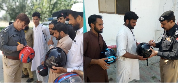 موٹر سائیکل سوار ہیلمٹ کا استعمال یقینی بنا کر اپنی قیمتی زندگیاں بچائیں،ضلعی پولیس آفیسر سید اشفاق انور