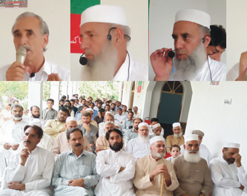 پی ٹی ائی حلقہ پی کے 8 کے نظریاتی قائدین کا ورکرز کنونشن