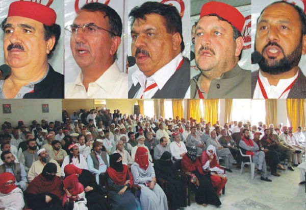 مرکزی صدر کے ہر آواز پر لبیک کریں گے، جانیں قربانی کیلئے تیارہیں، ایوب اشاڑے