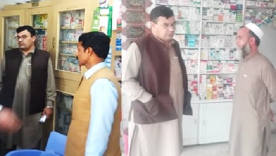 تحصیل کبل کے مختلف علاقوں میں ہیلتھ کیئر کمیشن کے چھاپے،  نام نہاد صحت مراکز سیل