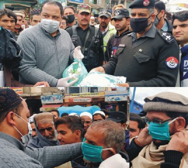 کرونا وائرس سے بچنے کیلئے حفاظتی اقدامات  ڈاکٹر امجد علی عملی طور پر میدان میں نکل گیا