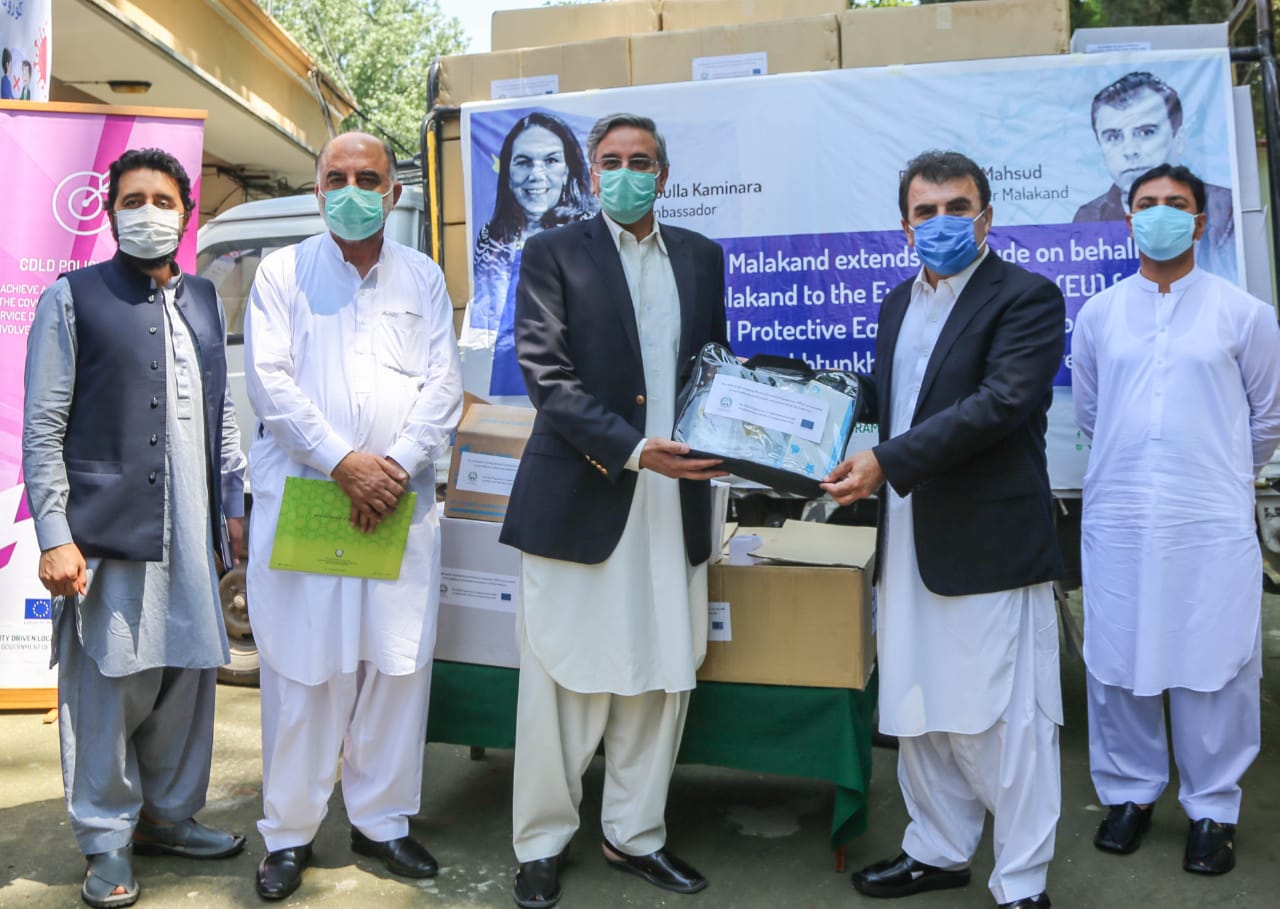 ملاکنڈڈویژن کے9اضلاع کیلئے چالیس لاکھ کا حفاظتی سامان فراہم