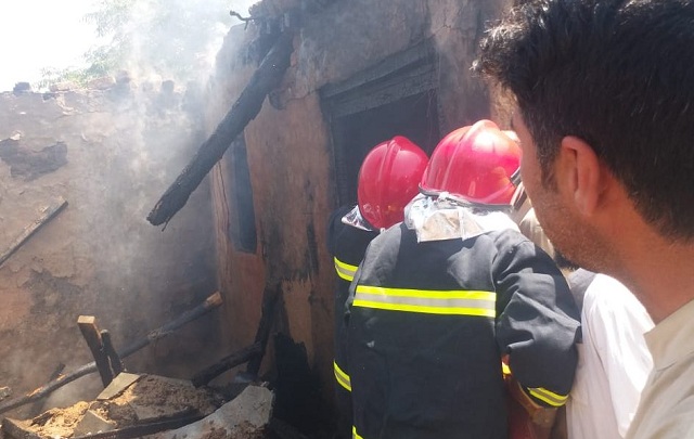 سوات، کبل میں سلینڈلیکج سے اتشزدگی