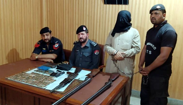 منگلور پولیس کی کارروائی میں اسلحہ بر آمد، ملزم  گرفتار