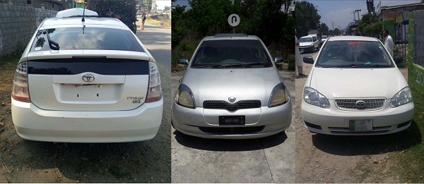 انٹی کار لیفٹنگ سیل کی کامیاب کاروائی، چوری شدہ، ٹمپر شدہ گاڑیاں برآمد