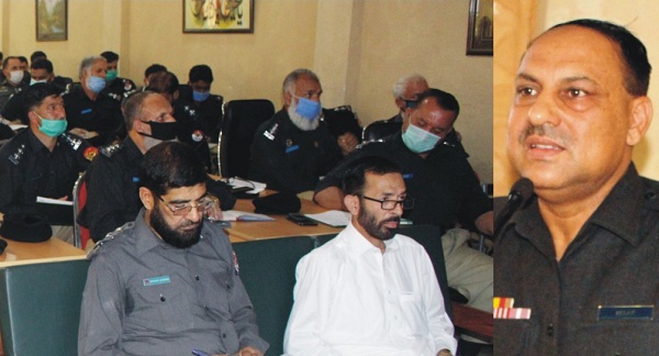 پولیس تفتیشی افیسران کیلئے ایک روزہ تربیتی ٹریننگ