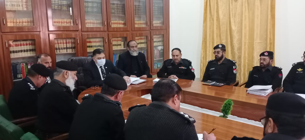 ڈسٹرکٹ پبلک پراسیکیوٹر کے زیراہتمام ماہانہ اجلاس