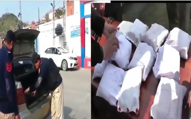 خاتون سمگلر سے بارہ کلو منشیات برامد